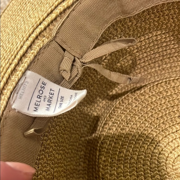 Melrose and Market Classic Brown Straw Hat - Picture 4 of 4